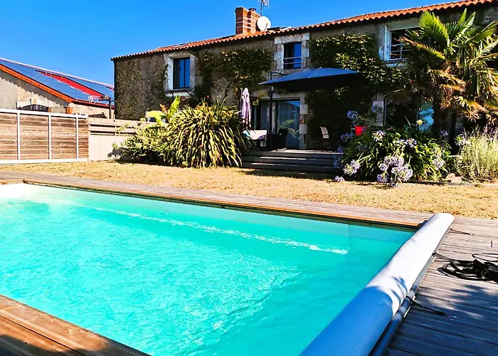 Les Agapanthes D Elisabeth - Piscine בית נופש *